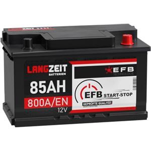 LANGZEIT Batterien LANGZEIT batteria auto EFB 85Ah 12V start-stop AFB ECM sostituito 80Ah