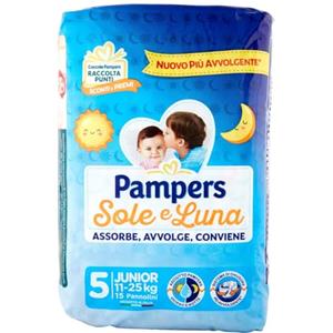PAMPERS SOLE E LUNA JUNIOR x15