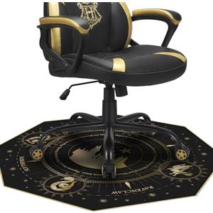 Subsonic - Tappetino da Gioco Harry Potter 100x100 cm - Antiscivolo per Sedia da Ufficio - Tappetino Protettivo per Pavimenti e Parquet per la Camera dei Giocatori - Facile da Pulire - Nero