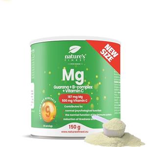 Nature's Finest Guaranà, Magnesio, B-Complex e Vitamina C 150 g