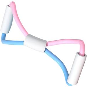 Generisch Fascia elastica per esercizi fitness a forma di 8, corda di trazione per | Allenamento muscolare, fascia elastica a 8 forme per fitness, fascia elastica per tutto il corpo, per viaggi, dormitorio
