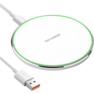 Veridius Caricabatterie a induzione wireless veloce 35 W compatibile con Samsung Galaxy S26 Ultra S25 S24 S23 S22 Wireless Charger Fine con cavo USB-C per telefoni Caricabatterie Qi Compatibile con iPhone 17