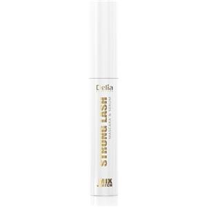 Delia Cosmetics - Mix&Match - Strong Lash Mascara rinforzante e allungante, effetto strong lashes & volume, formula nutriente con olio di ricino, argan e marula, nero intenso, 9 ml