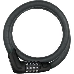 ABUS Serratura a Cavo corazzato Steel-O-Flex Tresorflex 6615C + Supporto SCMU - Serratura a Combinazione in Cavo d'Acciaio con Armatura in Manicotti d'Acciaio - Livello di Sicurezza 5