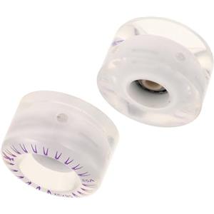 Baluue Ruote Luminose per Pattini a Rotelle in Pu 2 Pezzi per Skating | Design Lightup, Scorrimento Fluido e Stabilità Migliorata, Adatte a Skateboard e Quad Roller Skates per Adulti