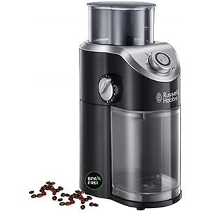 Russell Hobbs Macinacaffè Elettrico, Macina Chicchi, 140 W, Nero, 23120-56