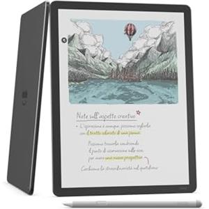 Amazon Kindle Scribe Colorsoft 64 GB (ultimo modello) — Schermo a colori da 11'', effetto carta, luce frontale — Sottile, leggero, potente — Scrivi nel taccuino, nei documenti e nei libri - Grafite