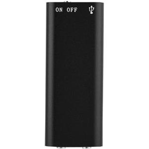 Zerone Mini Registratore Vocale Digitale, 8 GB di Memoria 15h Registrazione Stereo Continua del Registratore Vocale del Dittafono Lettore MP3 con Auricolari