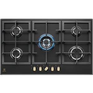 Electrolux KGS9536RN Piano Cottura Gas 5 Fornelli 88 cm Nero