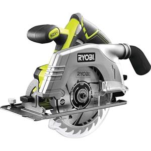 Ryobi R18CS-0 Sega Circolare a Batteria 18V ONE+, Batteria non Inclusa, Lama da 165mm a 24 Denti, Velocità a Vuoto di 4.700 giri/min, Indicato per Legno, Compensato e Truciolare