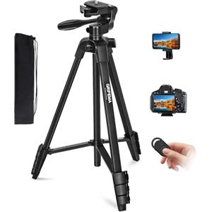GRIFEMA GB1001 Treppiede Smartphone 140 cm, Cavalletto Telefono Estensibile