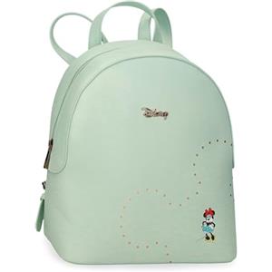 Disney Joumma Luxe Minnie Zaino da Escursione Verde Turchese 23x26.5x11.5 cm PU e Poliestere 7.01L