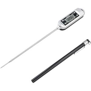 GRIFEMA GA2802 Termometro da Cucina con Sonda Lunga Nero