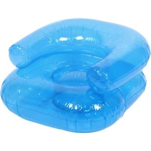 Bemonew Divano gonfiabile, sedia gonfiabile ermetica, per bambini e adulti, gonfiaggio veloce, resistente in PVC, blu