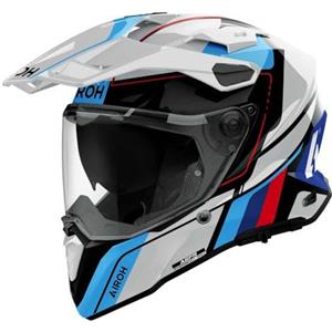 AIROH COMMANDER 2 SKIP WHITE/RED GLOSS S