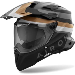 AIROH CASCO INTEGRALE COMMANDER 2 DOOM GOLD MATT XS