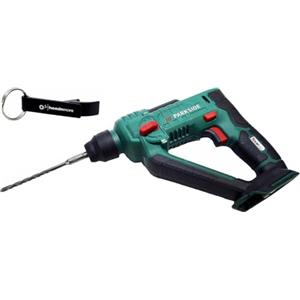 HEADNMORE® Parkside® - Martello perforatore a batteria da 20 V, PABH 20, con valigetta per il trasporto + portachiavi HEADNMORE® (senza batteria)