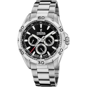 Festina Orologio Uomo Analogico in Acciaio Inossidabile 316l Argentato