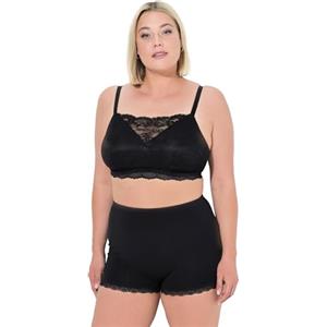 Ulla Popken Donna Reggiseno Nero 90D