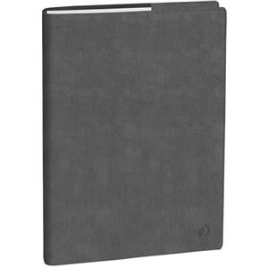 Quo Vadis 296306Q Agenda Scolastica TEXTHEBDO Lingua Italiana Colore Grigio Dusky Anno 2026-2027 formato 16x24cm settimanale 12 mesi metà agosto-agosto carta bianca copertina amovibile Roma