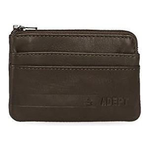 ADEPT joumma bags,s.l. Adept Alan Portafoglio Marrone 11x7x1,5 cm Pelle, marrone, Portamonete