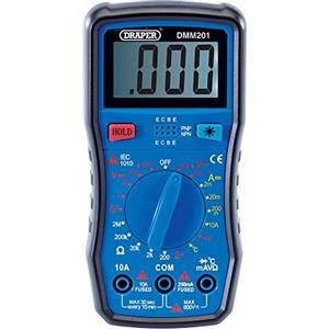 Draper Multimetro digitale 41818 Dmm201, blu