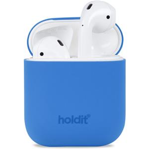 HoldIt Custodia per AirPods sostenibile | Apple AirPods 1./2. Gen | blu cielo - ottimo
