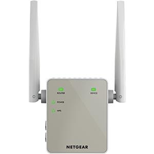 NETGEAR EX6120 Ripetitore WiFi AC1200 Mbps, 1 Porta Gigabit Ethernet, WiFi Potente per Casa, Amplificatore WiFi Extender, WiFi Booster, Compatibile con Tutti i Box Internet