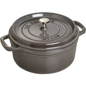 Staub 40509-312-0 padella 5,25 L Rotondo Grafite, Grigio [1003923]
