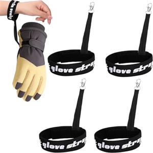 Generic da polso per guanti anti-smarrimento, 4 pezzi