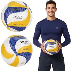 OneTeam Pallone da pallavolo VB007, misura 5, per interni ed esterni