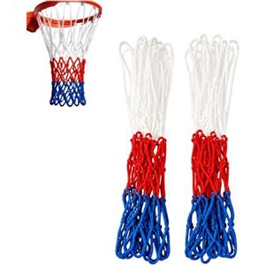 wuliwenwen 2 reti di ricambio per canestro, resistenti alle intemperie, per canestro da basket di dimensioni standard, per esterni