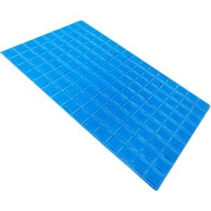 HuadaXtai Cuscino Gel Rinfrescante Ergonomico per Letto con Inserto Traspirante Pieghevole Supporto in Poliuretano Morbido Funzione Dissipazione Calore Adatto P, 55x34 Cm