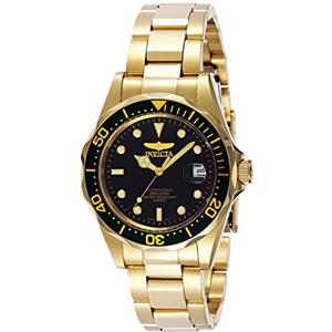 Invicta Pro Diver Orologio da in acciaio inossidabile con movimento Quarzo - 37mm, Oro / Nero