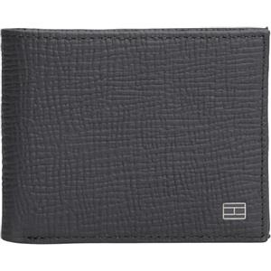 Tommy Hilfiger Portafoglio Uomo Flag Mini Pelle, Grigio (grigio antracite), One Size