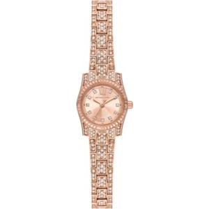Michael Kors Orologio Lexington da donna, movimento al quarzo a tre lancette da 19 mm con cinturino in acciaio inossidabile o in pelle
