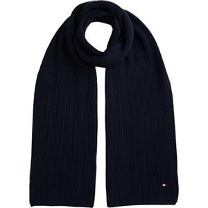 Tommy Hilfiger Uomo Sciarpa Flag Pima Cotton Cash in Maglia a Costine