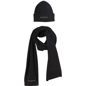 Tommy Hilfiger Uomo Set Regalo Foundation Beanie & Scarf Berretto in Maglia e Sciarpa