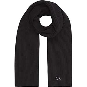 Calvin Klein Sciarpa Classica A Costine In Cotone 30x180 COSTINA CLASSICA IN COTONE Uomo