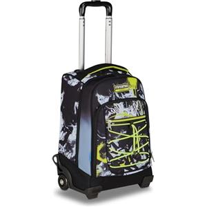 Mitama Trolley DR Scuola INKSTYLE, 34 Lt, Nero, Uso zaino, Tasca con organizer, Bambino, Scuola elementare e media, Viaggi e tempo libero