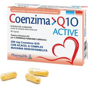 PHARMALIFE RESEARCH Srl Pharmalife Coenzima Q10 Active 45 Capsule - Integratore Antiossidante