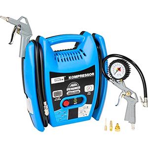 Güde 50077 Airpower 180/08, Compressore (1.1kW, S3, senza olio, quantità di consegna 140l / min, 8 bar, tubo 4 M)