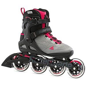 Rollerblade MACROBLADE 90 W, Pattini in linea, grigio neutro/ rosa paradiso, 39, donna