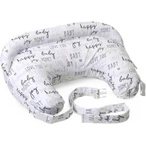 Chicco Boppy Cuscino Allattamento Deluxe, Supporto per Allattamento al Seno e con Biberon, Forma Ergonomica con Supporto per Mamma e Bambino, Imbottitura Piena, Sfoderabile e Lavabile in Lavatrice, 0M+
