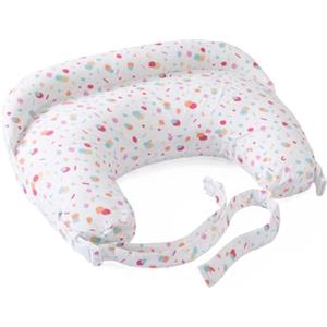 Chicco Boppy Cuscino Allattamento Deluxe, Supporto per Allattamento al Seno e con Biberon, Forma Ergonomica con Supporto per Mamma e Bambino, Imbottitura Piena, Sfoderabile e Lavabile in Lavatrice, 0M+