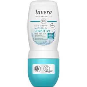 lavera DESODORANTE ROLL-ON 48h basis sensitiv - prodotto multifunzione dal raggio d'azione ampio, contenuto 50 ml, si integra bene in una routine quotidiana e diventa un alleato affidabile all'interno della