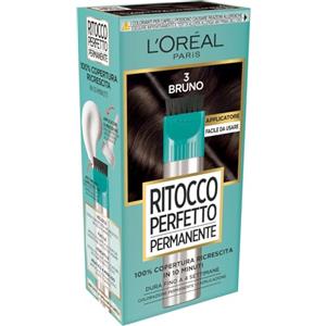 L'Oreal Paris L'Oréal Paris Ritocco Perfetto Colorazione Permanente, Colore Bruno | In Soli 10 Minuti, Copertura Fino a 4 Settimane, Ricrescita Coperta al 100%, Colorazione Permanente Bruno
