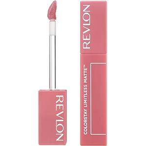 Revlon ColorStay Limitless Matte Liquid Lipstick, Rossetto Liquido Opaco, Arricchito con Triplo Acido Ialuronico, Formula 100% Vegana, Ultra Resistente, 005 Strut