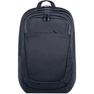 HP Travel Plus 30L, Zaino espandibile fino a 35L per notebook fino a 17 pollici, con Apertura a 180°, Tessuto Riciclato, Protezione RFID Antifurto, Impermeabile, Cerniere Antiforatura, Blu Grafite