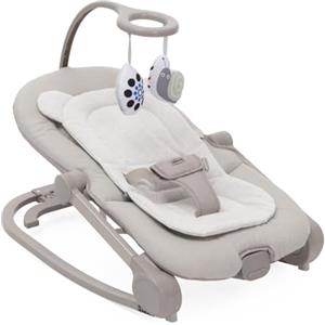 Chicco Sdraietta Mia 2in1, Sdraietta Neonato e Prima Sedia, Riduttore in Cotone Biologico, Barra Gioco Reversibile, Musica e Vibrazione, Modalità Dondolo o Fissa, Da 0 mesi a 18 kg